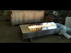 Le feu rectangulaire extérieur multifonctionnel Pit Table For Backyard de l'acier inoxydable 304