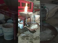 Fontaine d'eau décorative de cuvette de feu de gaz d'acier inoxydable pour la piscine