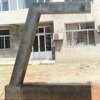 Corten Steel Rain Curtain Waterfall Decorative Outdoor Waterscape